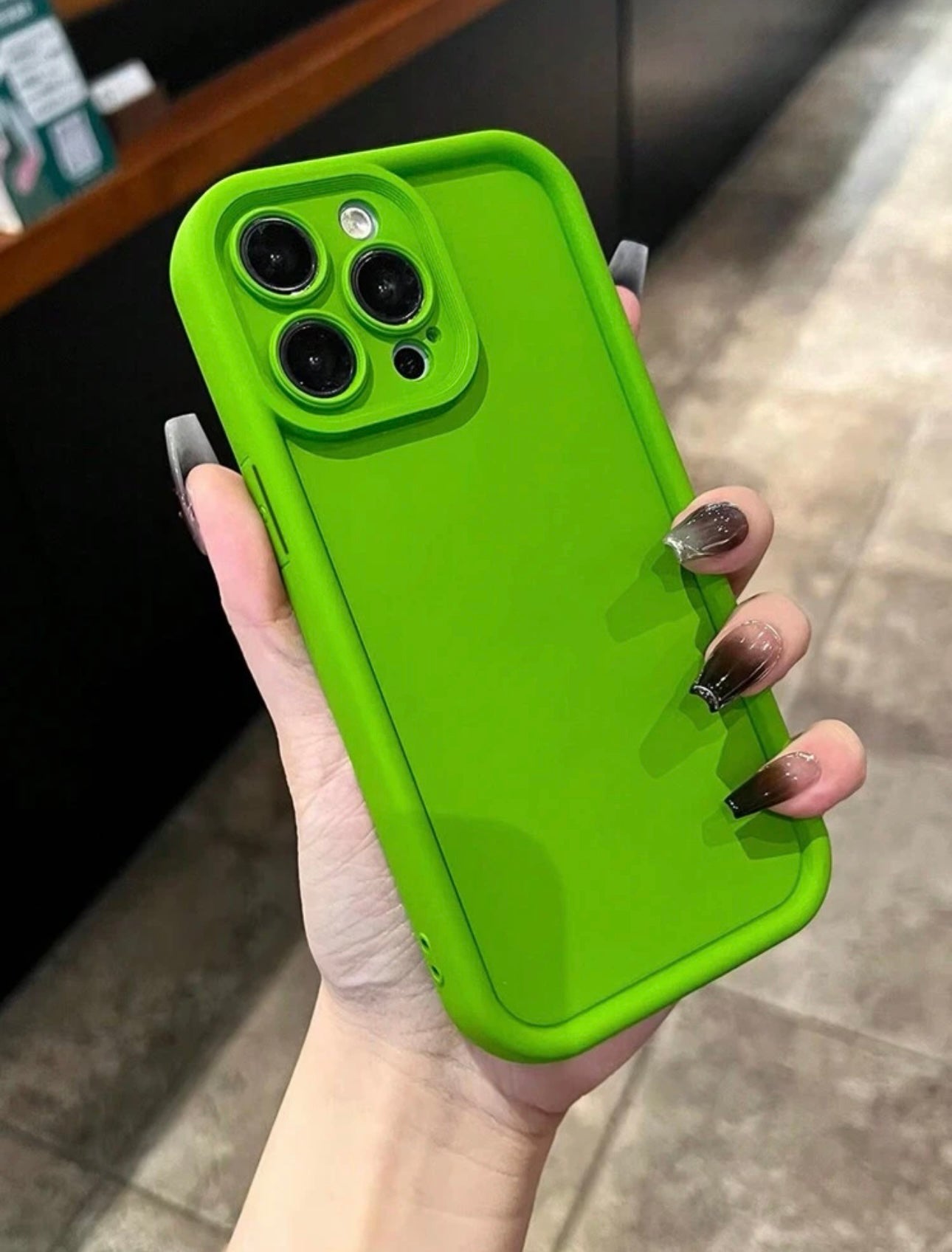 Neon Green Simple Style